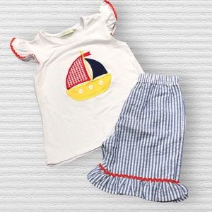 Be Mine | Sailboat | Shorts Set
